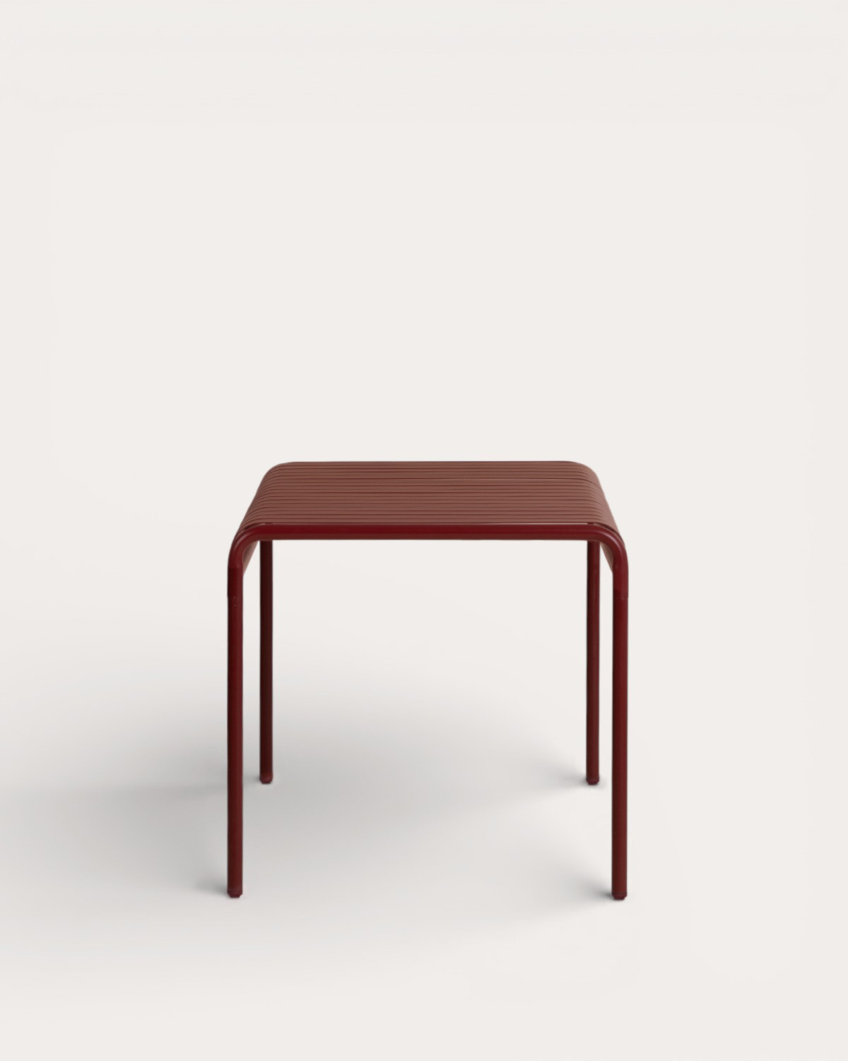Mesa de exterior rectangular 130x80 cm de metal Tavo, imagen de galer&iacute;a 4