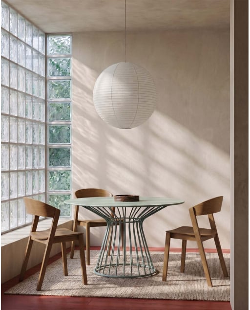 Mesa de comedor redonda Ø120 cm de metal Nouli
