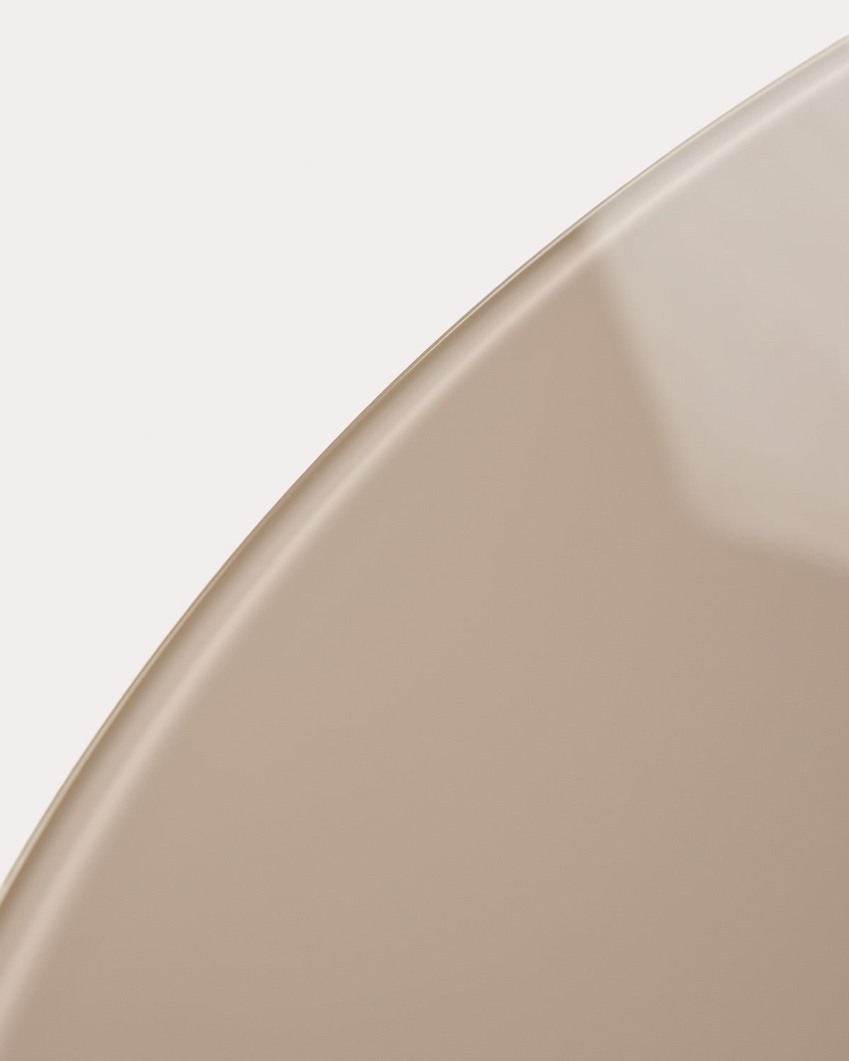 Mesa de comedor redonda Ø120 cm de cristal y madera Merne, imagen de galer&iacute;a 5