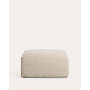 Módulo Puff de Tela Envasado al Vacío para Sofá Modular Rhys Beige Seashell - The Masie
