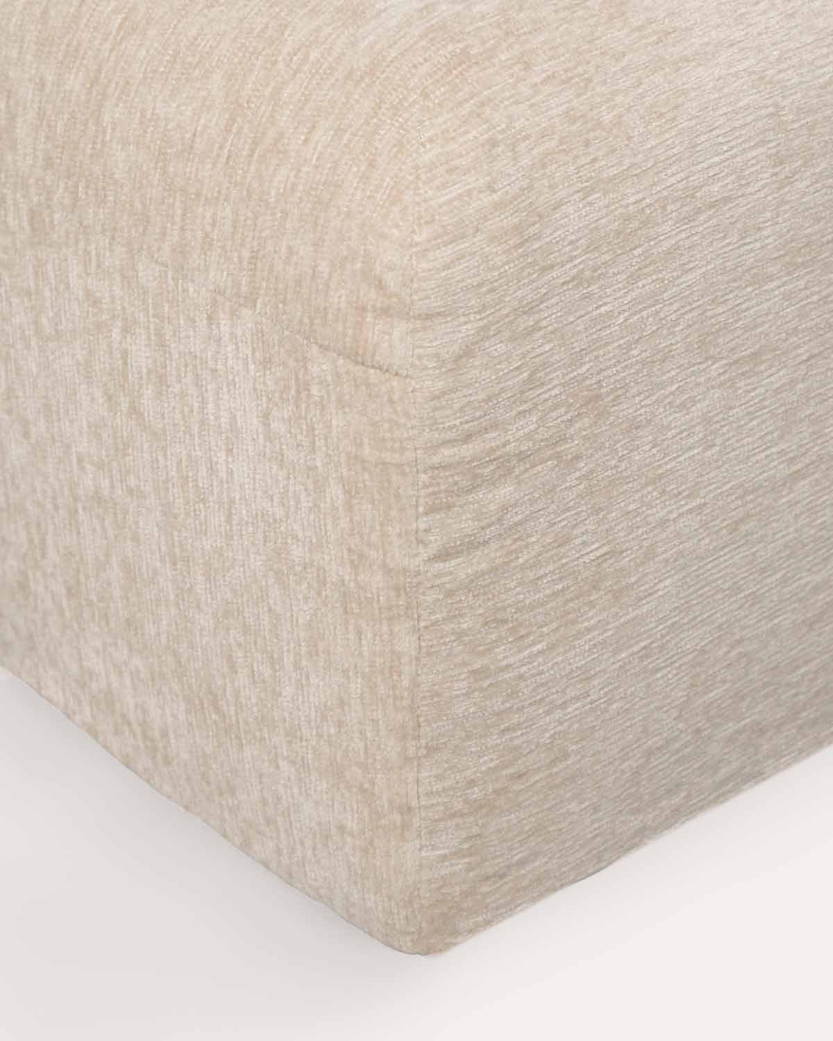Sillón Modular Chaise Longue Envasado al Vacío con Módulo Puff de Tela Rhys, imagen de galer&iacute;a 5