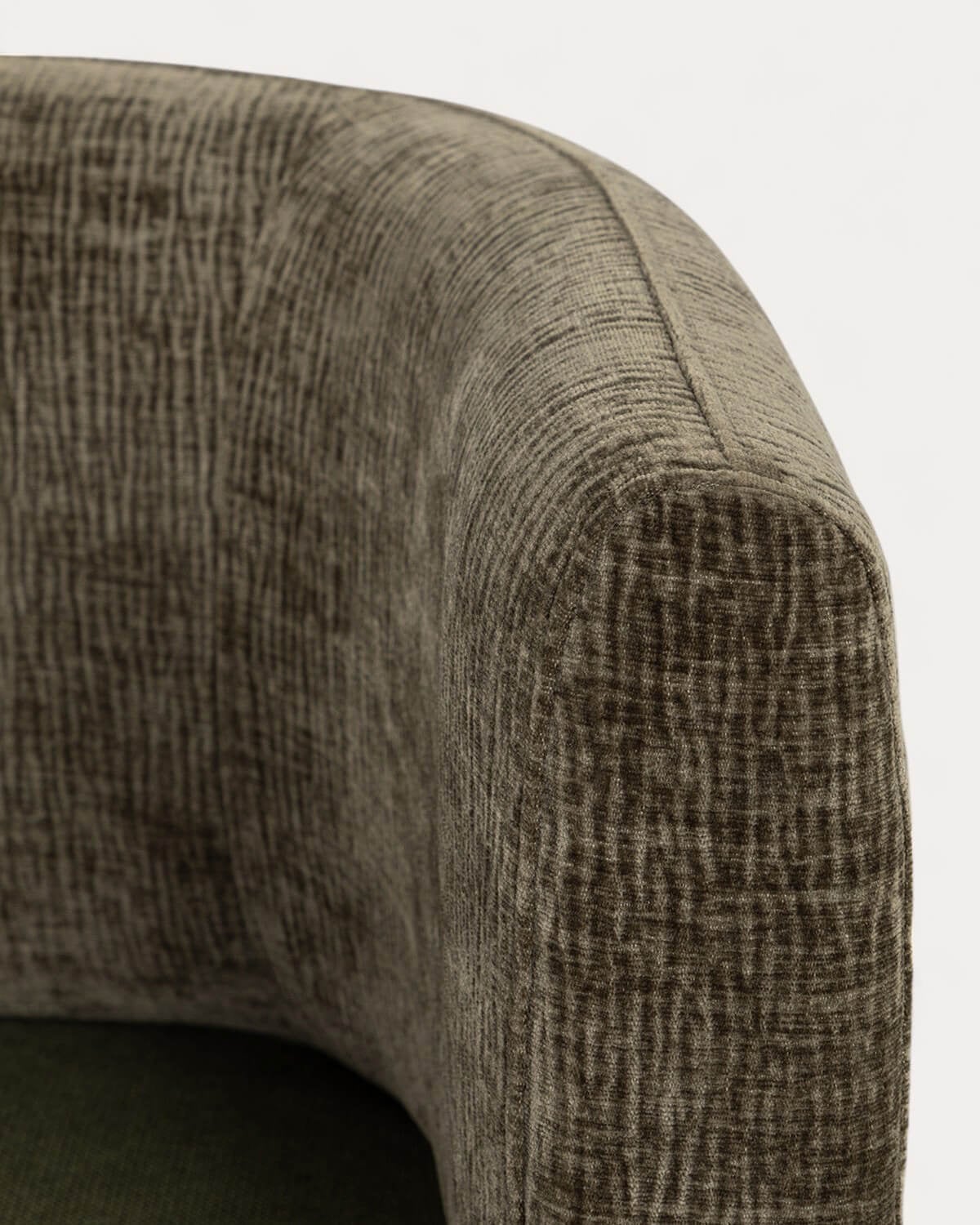 Taburete Alto de Tela y Metal (65 cm) Hades Soft, imagen de galer&iacute;a 4