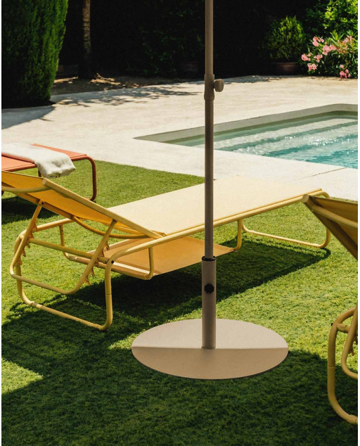 Pie de sombrilla redondo Ø62 cm de metal Ketyer