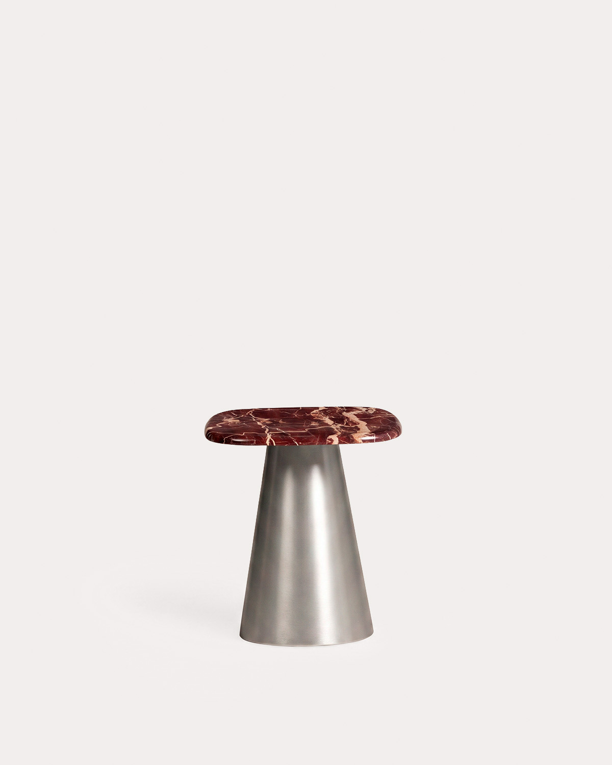 Mesa auxiliar cuadrada 40x40 cm de metal Geaxi, imagen de galer&iacute;a 3