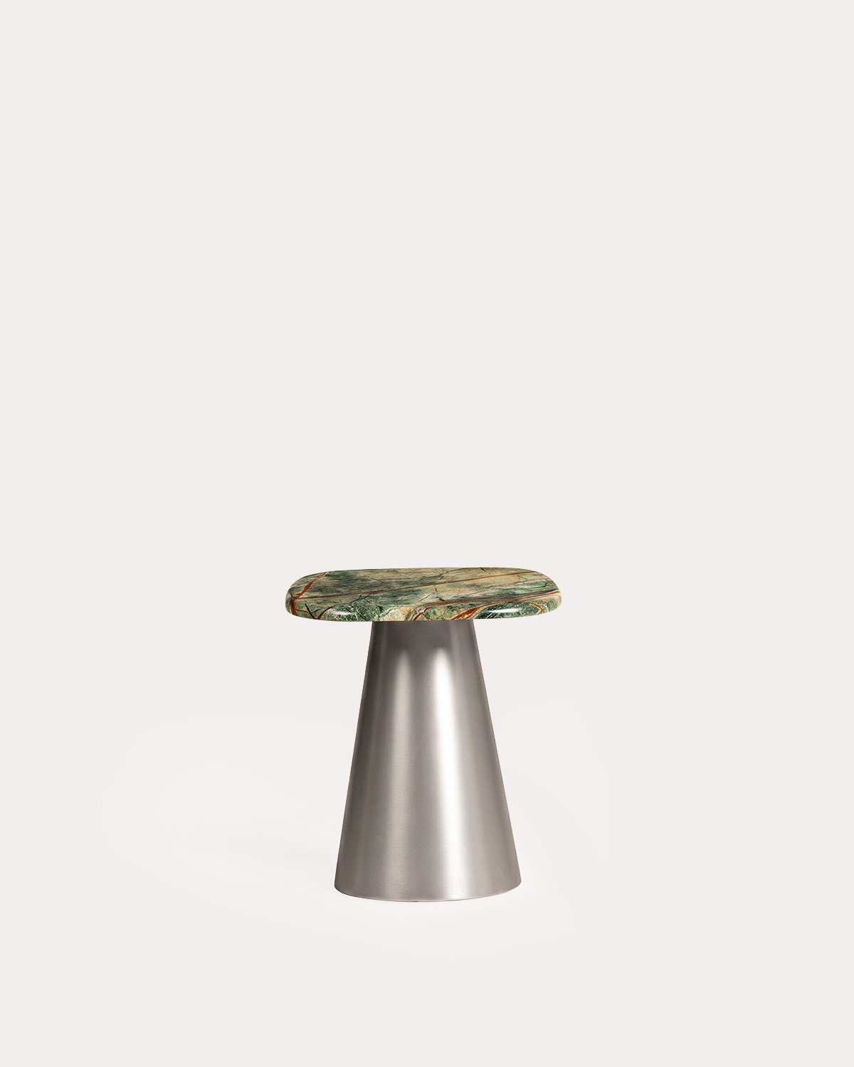 Mesa auxiliar cuadrada 40x40 cm de metal Geaxi, imagen de galer&iacute;a 3