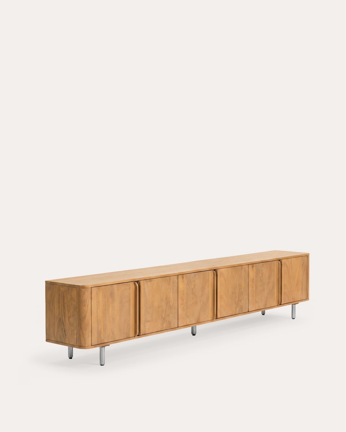 Mueble de TV con 6 Puertas de Madera de Mango y Metal Mhuan, imagen de galer&iacute;a 1
