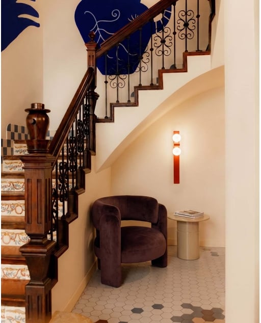 Sillón de tela Jelte