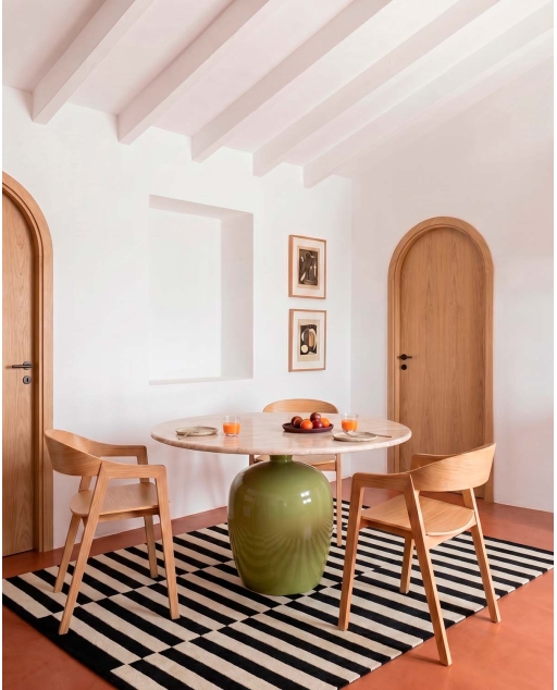 Mesa de Comedor Redonda de Cemento (Ø120 cm) Uxue