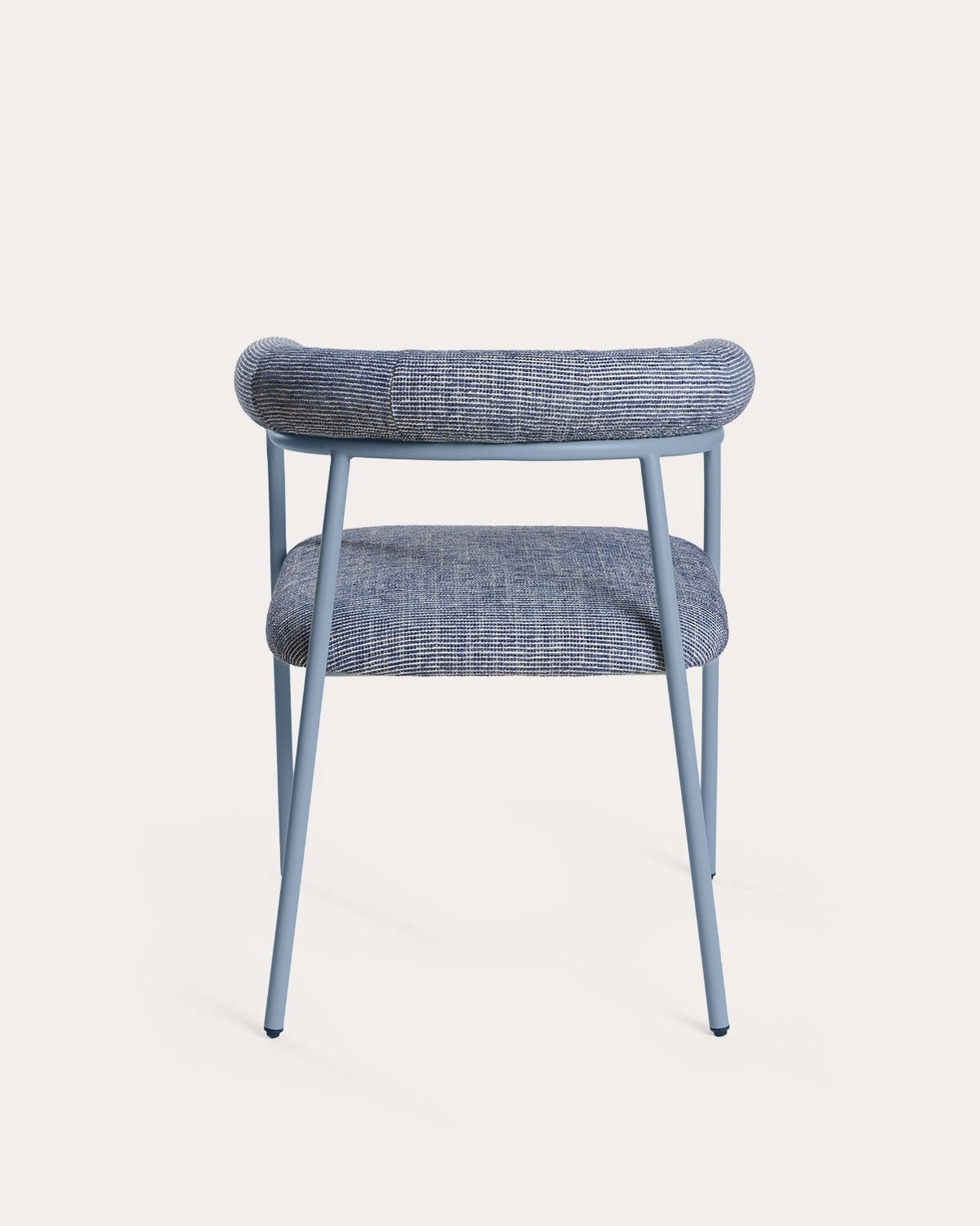 Silla de comedor de metal y tela Eiprel, imagen de galer&iacute;a 5