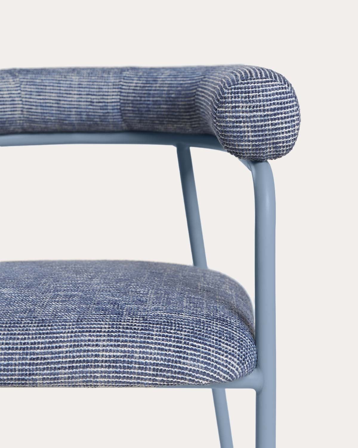Silla de comedor de metal y tela Eiprel, imagen de galer&iacute;a 7