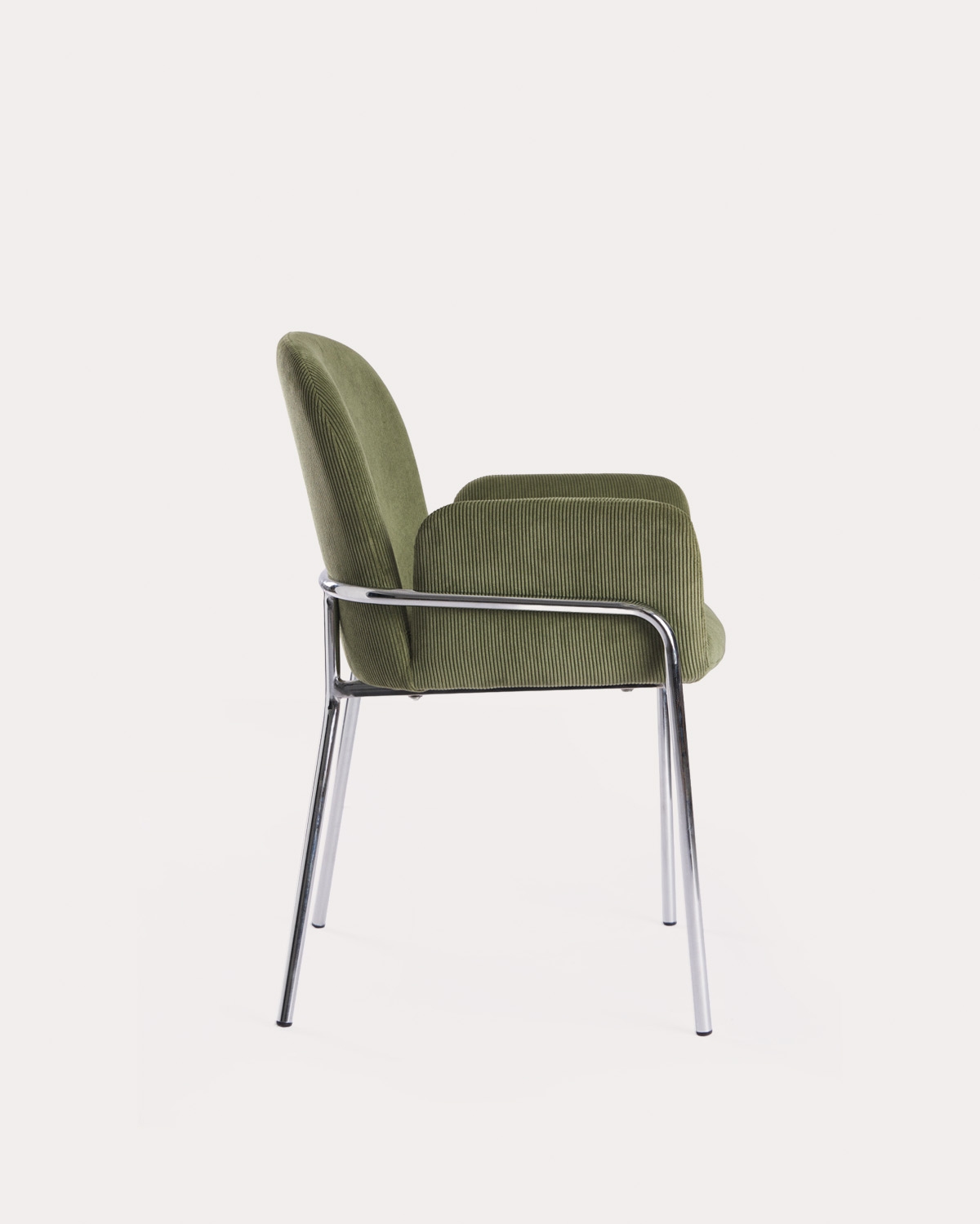 Silla de comedor de metal y tela Aragon, imagen de galer&iacute;a 4