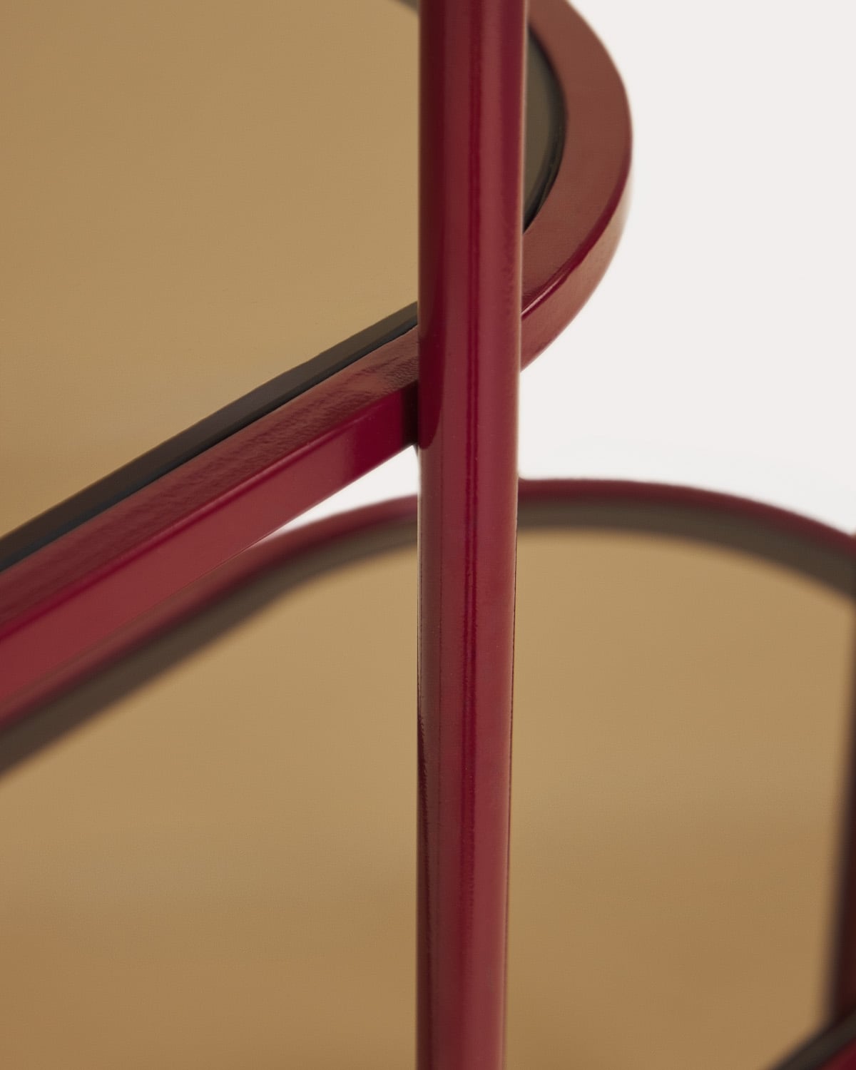 Estantería de 190x85 cm metal y cristal templado Yerry, imagen de galer&iacute;a 7