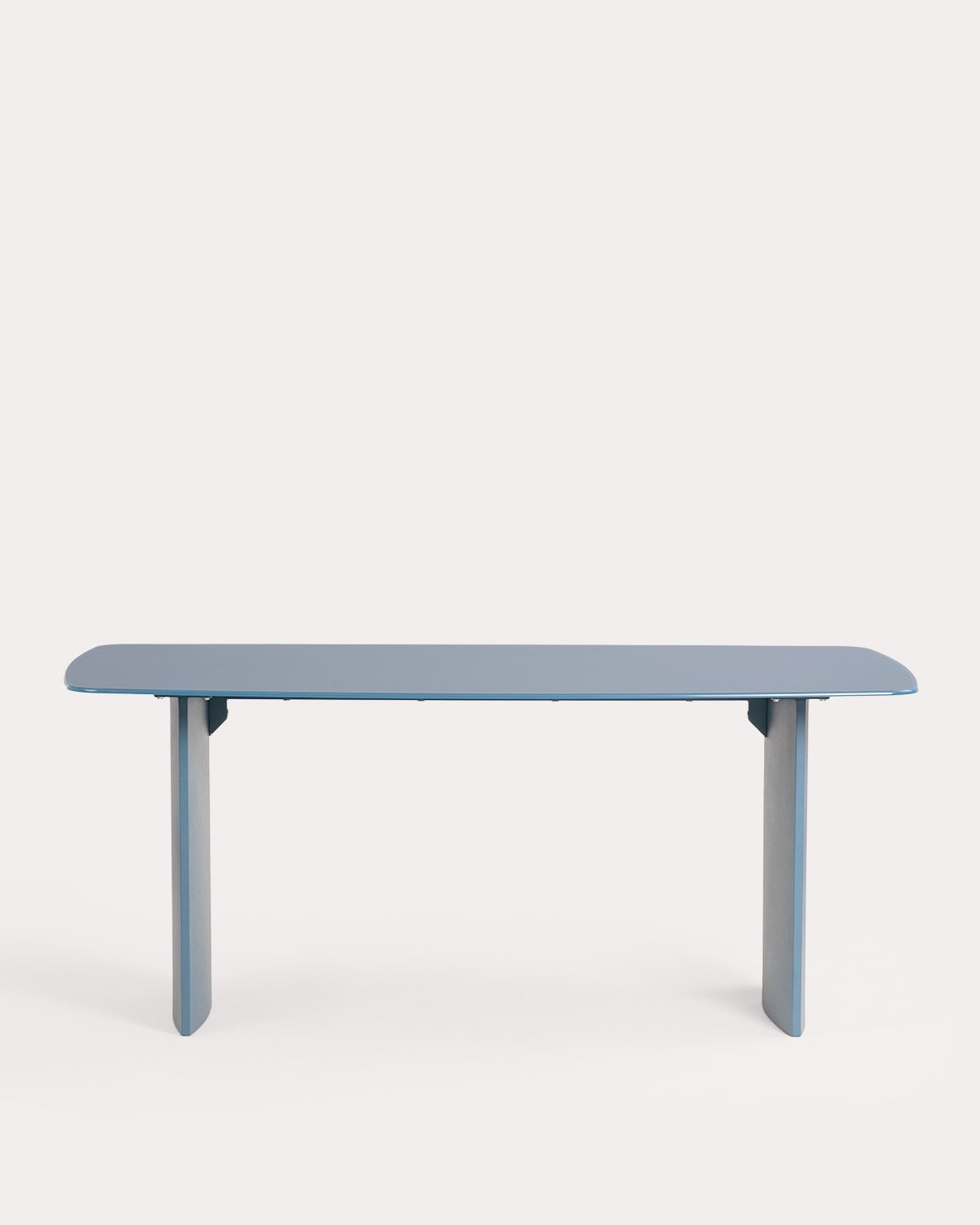 Mesa de comedor rectangular 190x90 cm de cristal y madera Aredea, imagen de galer&iacute;a 5