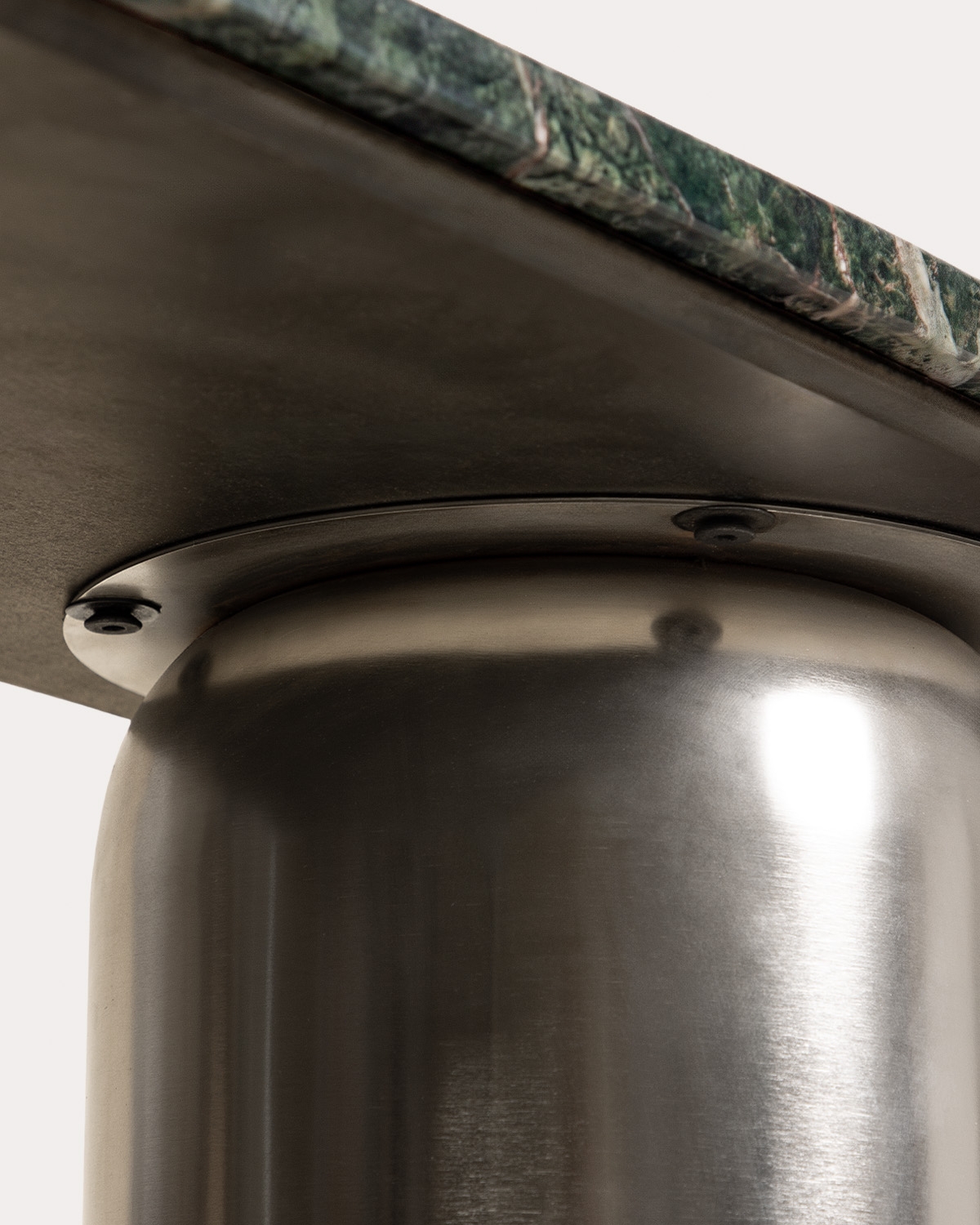 Consola recibidor rectangular 140x40 cm de mármol y metal Byden, imagen de galer&iacute;a 8