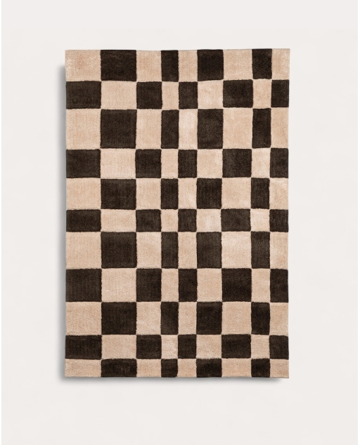 Alfombra artesanal 233x163 cm de poliéster Sazan
