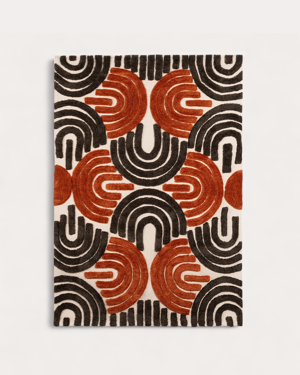 Alfombra artesanal 236x165 cm de poliéster Zanas, imagen de galer&iacute;a 1