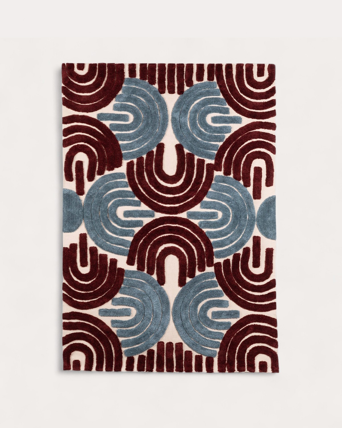 Alfombra artesanal 236x165 cm de poliéster Zanas, imagen de galer&iacute;a 1