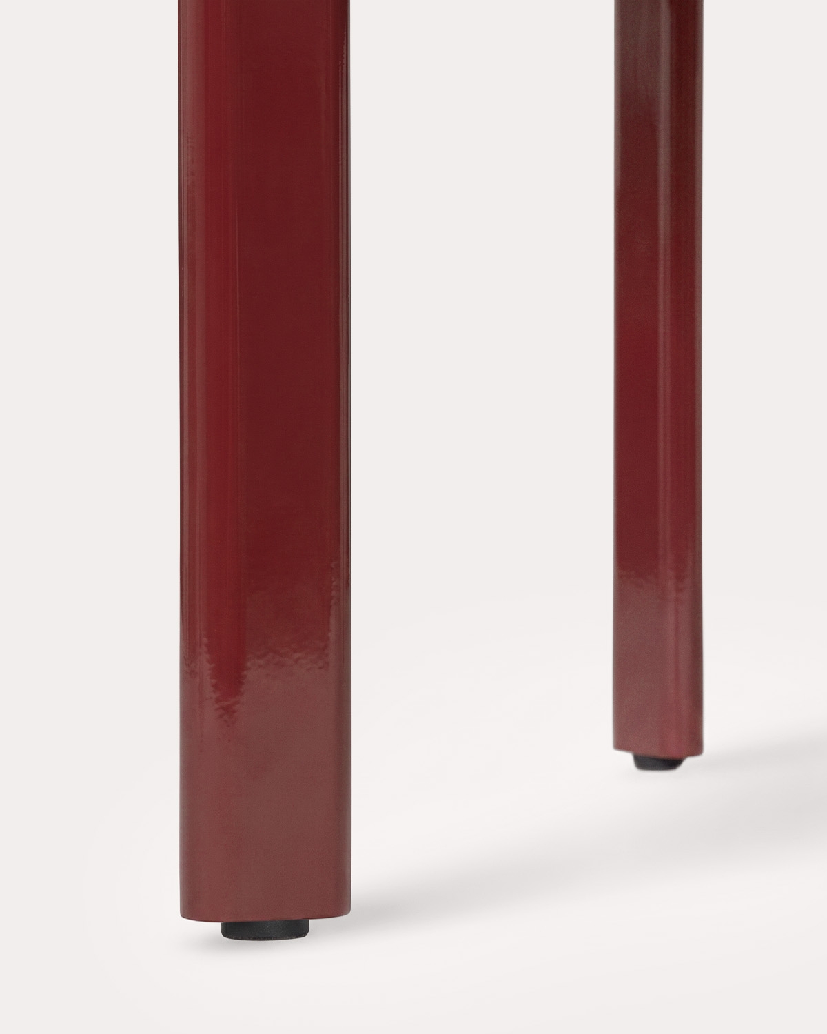 Mesa de comedor redonda Ø100 cm de madera y metal Biterit, imagen de galer&iacute;a 7