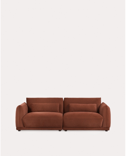Sofá modular 2 piezas módulo esquinero de tela Choisy