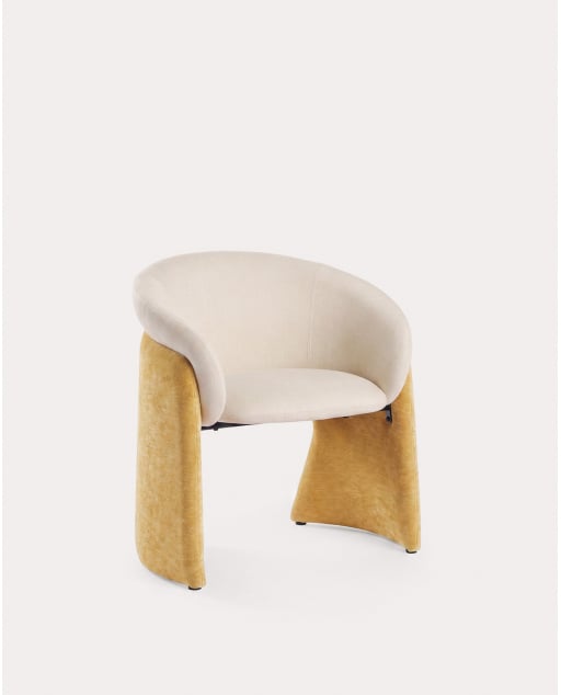 Silla de comedor de tela Neopola