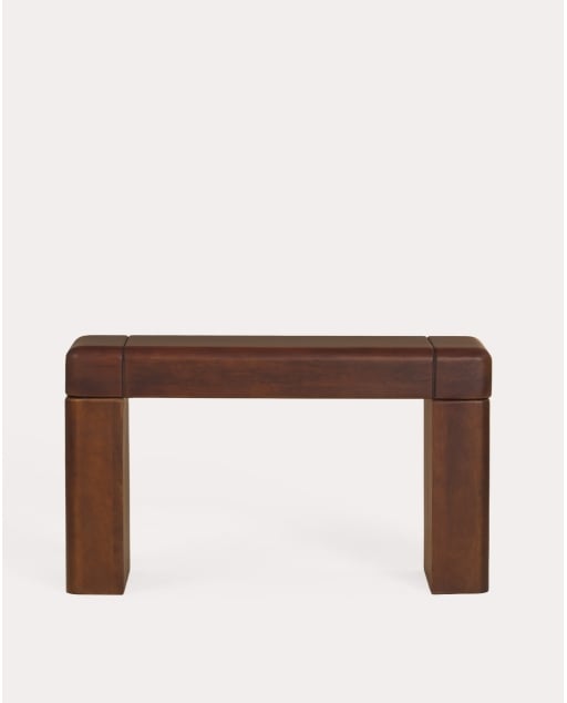 Consola recibidor rectangular 130x40 cm de madera de mango  Thalia