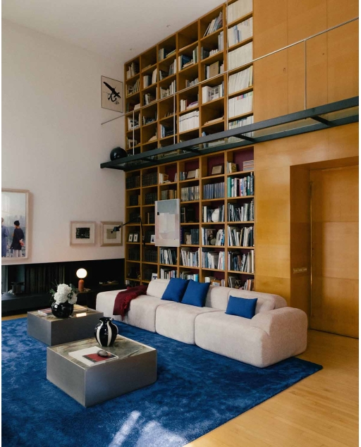 Sofá modular envasado al vacío de 3 piezas con módulo chaise longue, módulo central y módulo esquinero de tela Rhys
