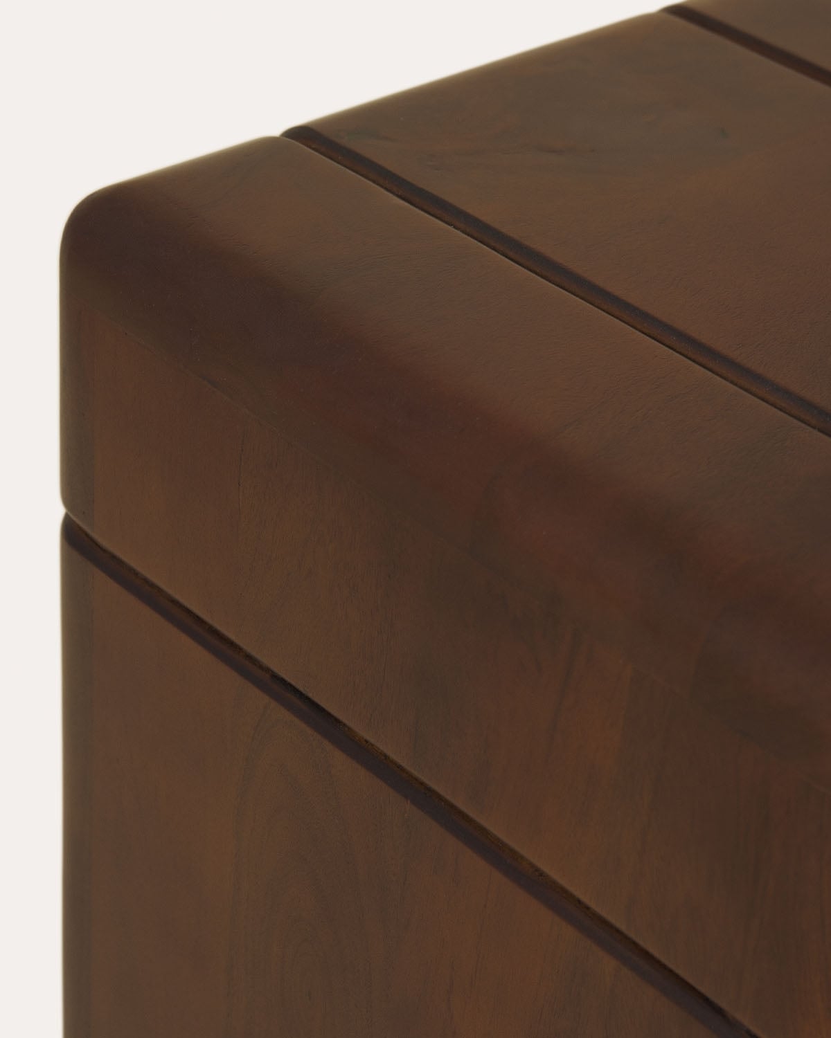 Mesa auxiliar cuadrada 40x40 cm de madera de mango Thalia, imagen de galer&iacute;a 7