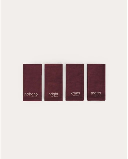 Pack 4 servilletas 48x48 cm de tela Bunta