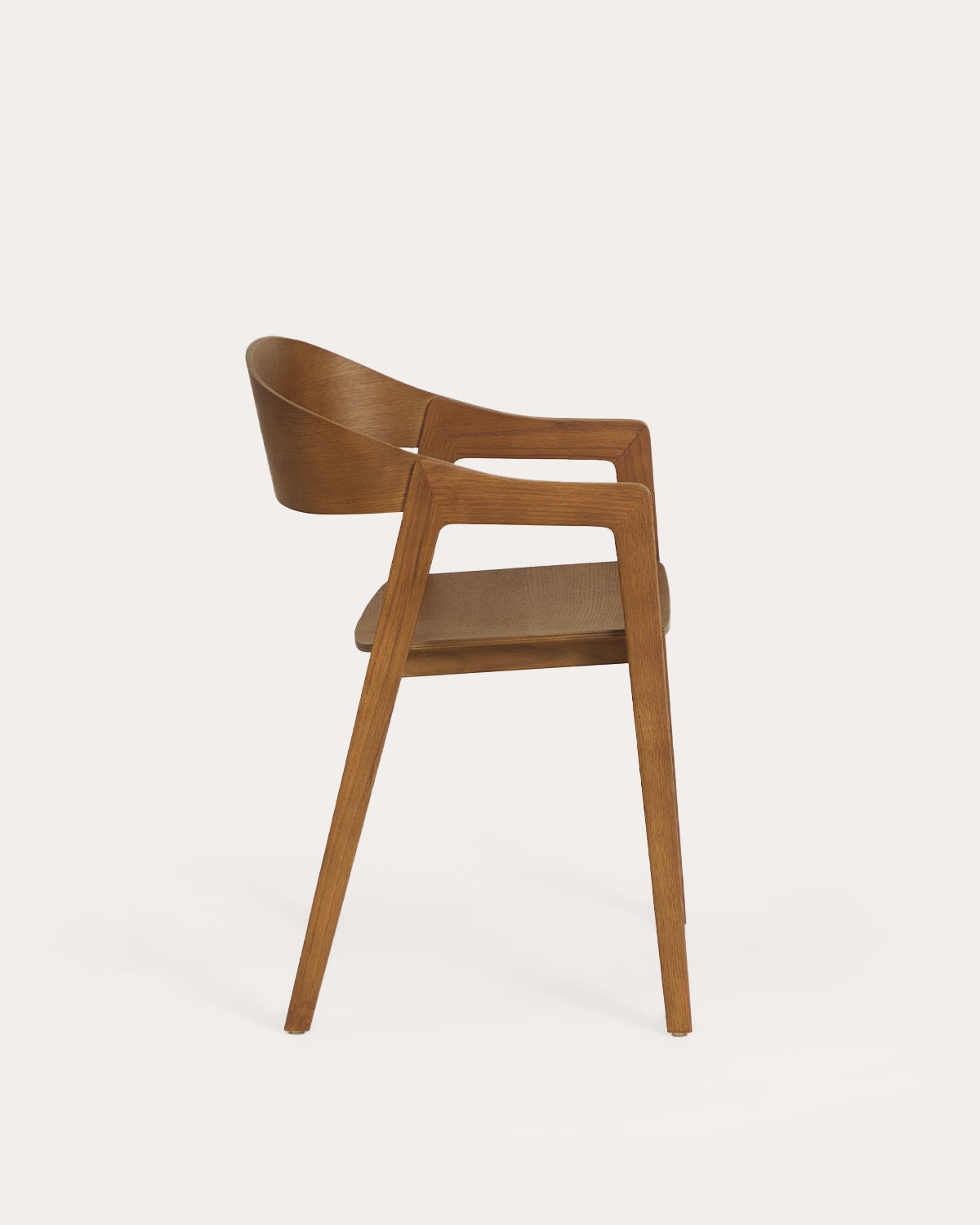 Silla de comedor de madera de roble con reposabrazos Laly, imagen de galer&iacute;a 2