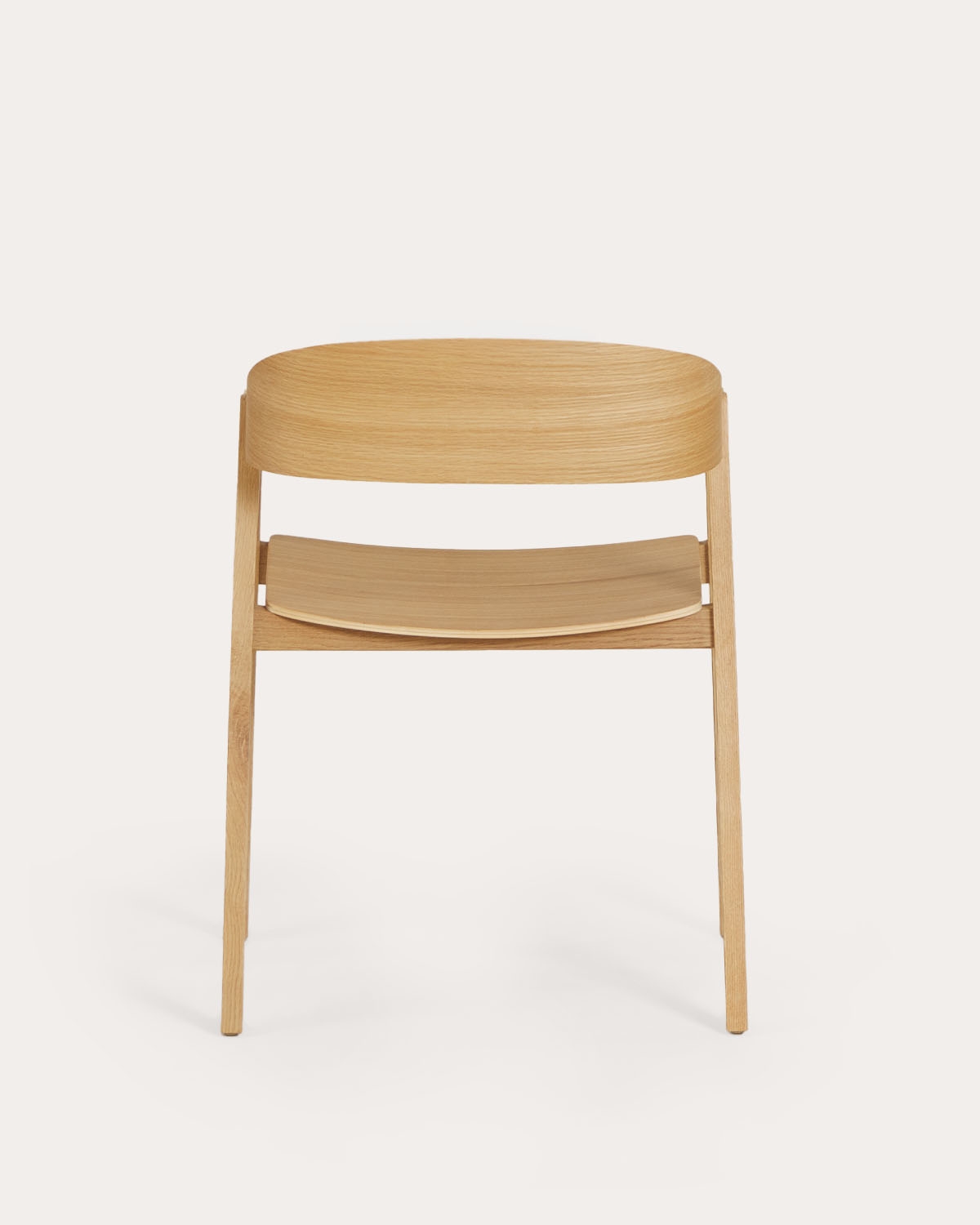 Silla de comedor de madera de roble con reposabrazos Laly, imagen de galer&iacute;a 3