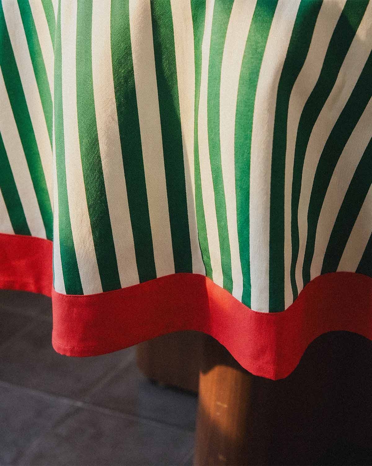 Mantel redondo Ø150 cm de tela Zenaida, imagen de galer&iacute;a 3