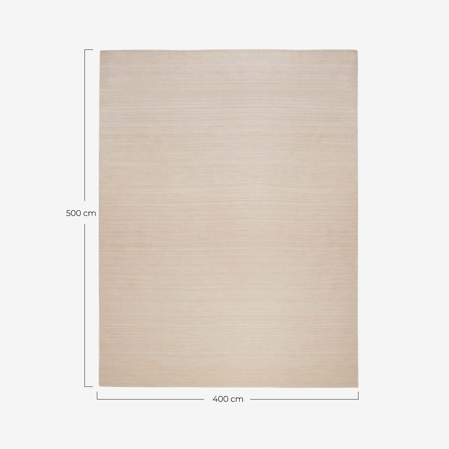 Alfombra para exterior rectangular de polietileno Asger, medidas