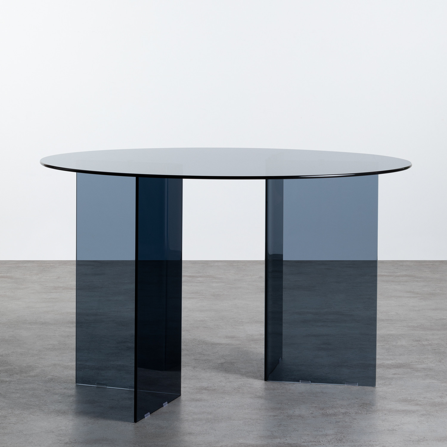 Mesa de Comedor Redonda en Cristal (Ø120 cm) Grup - themasie.com