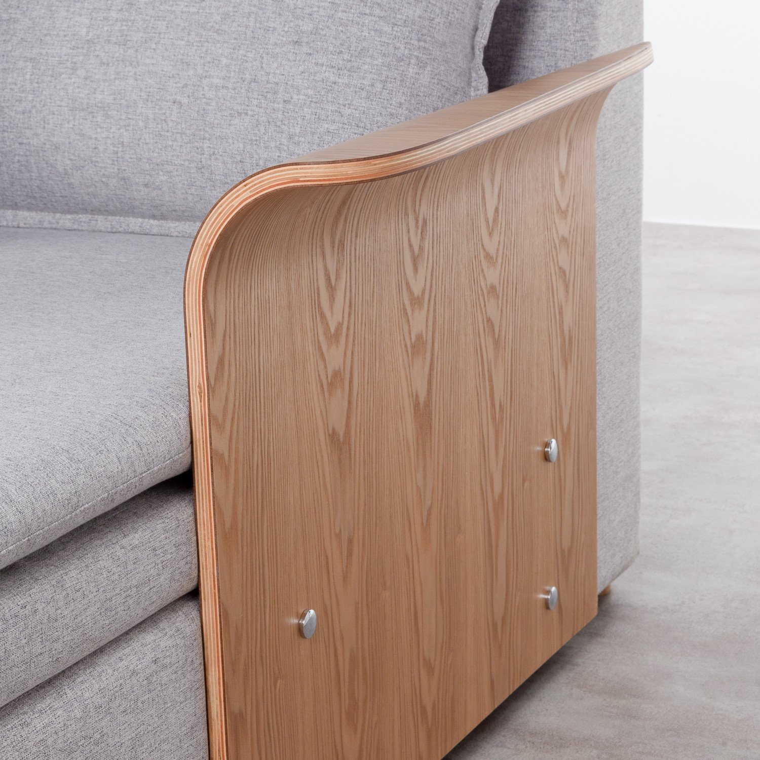 Sofá Cama Chaise Longue Derecha 3 Plazas en Tela Nato