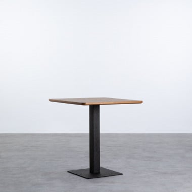 Table Carrée en MDF et métal (70x70 cm) Bar Square