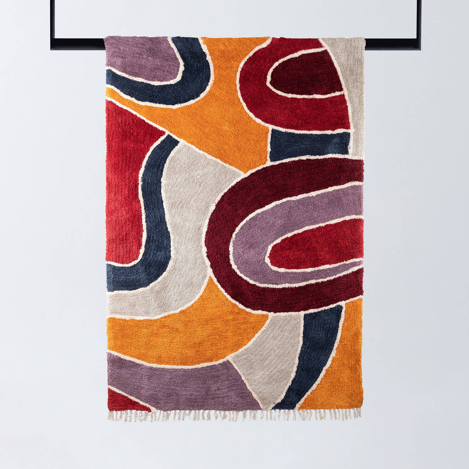 Tapis Artisanal en Coton et Polyester (242x162 cm) Levana , image de la gelerie 1