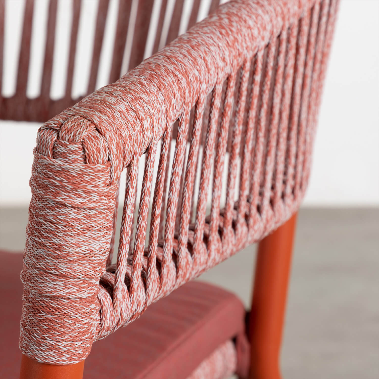 Pack 4 Chaises avec Accoudoirs en Aluminium et Corde Keila, image de la gelerie 1885541