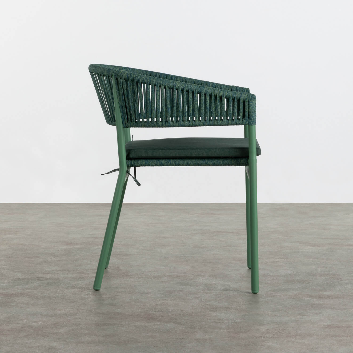 Set de Table  Extensible Paradise et 4 Chaises avec Accoudoirs en Aluminium Extérieur Keila Trend, image de la gelerie 1891273