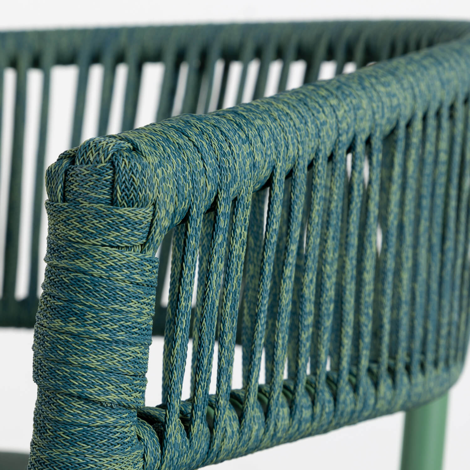 Pack 4 Chaises avec Accoudoirs en Aluminium et Corde Keila, image de la gelerie 1899331