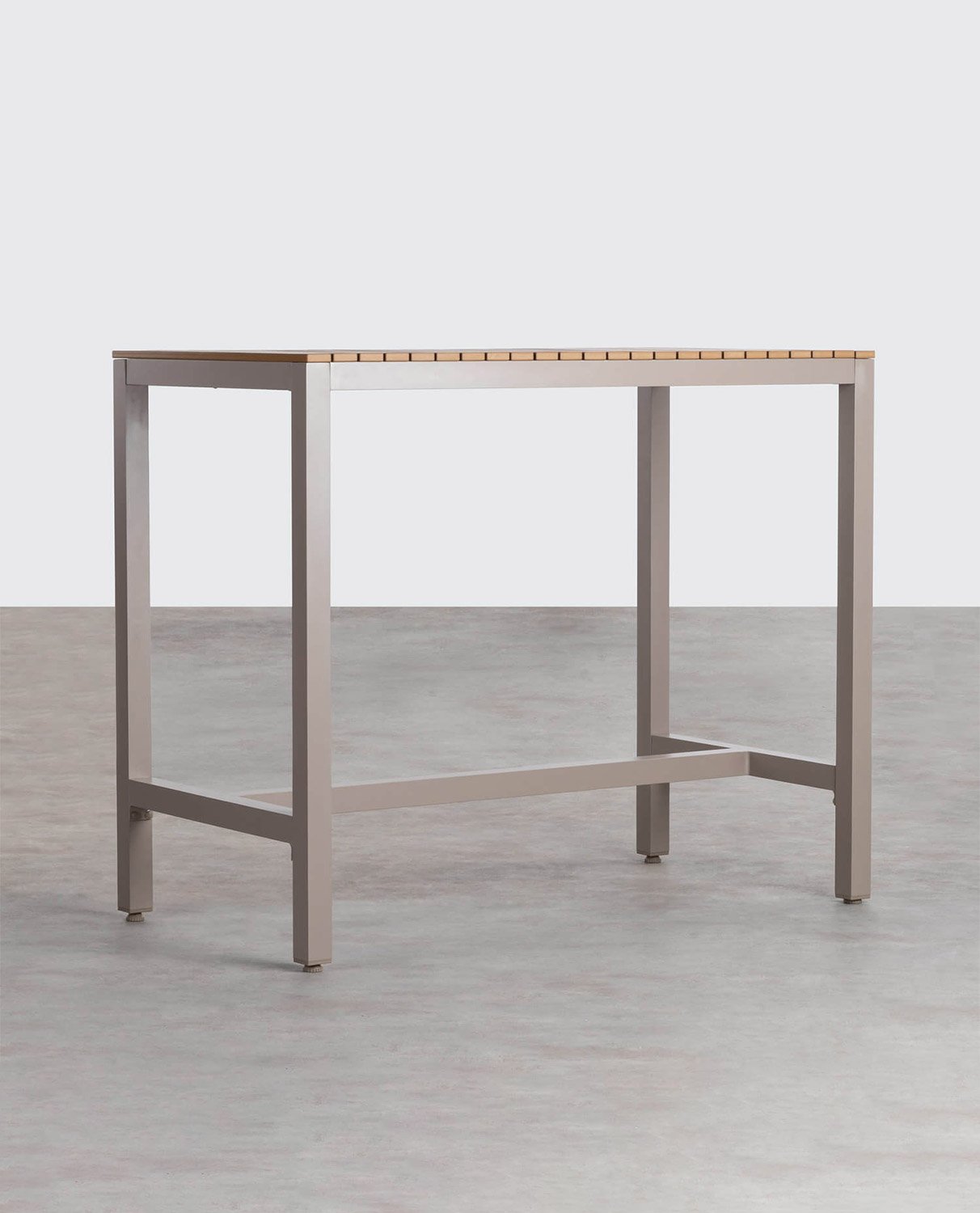 Table Haute d'Extérieur en Acier (130x70 cm) Korce, image de la gelerie 1