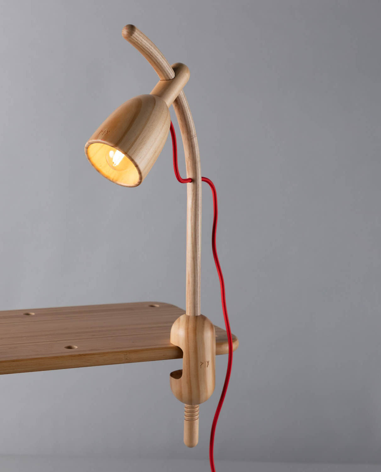 Lampe de table avec pince design Nude 55cm E27 