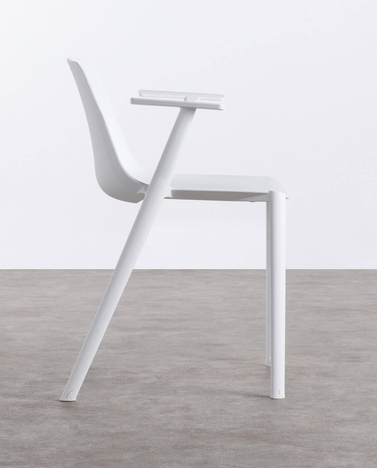 Chaise de Salle à Manger avec Accoudoirs en Polypropylène Blin, image de la gelerie 2