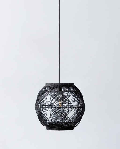 Plafonnier en Rotin (Ø40 cm) Hopp