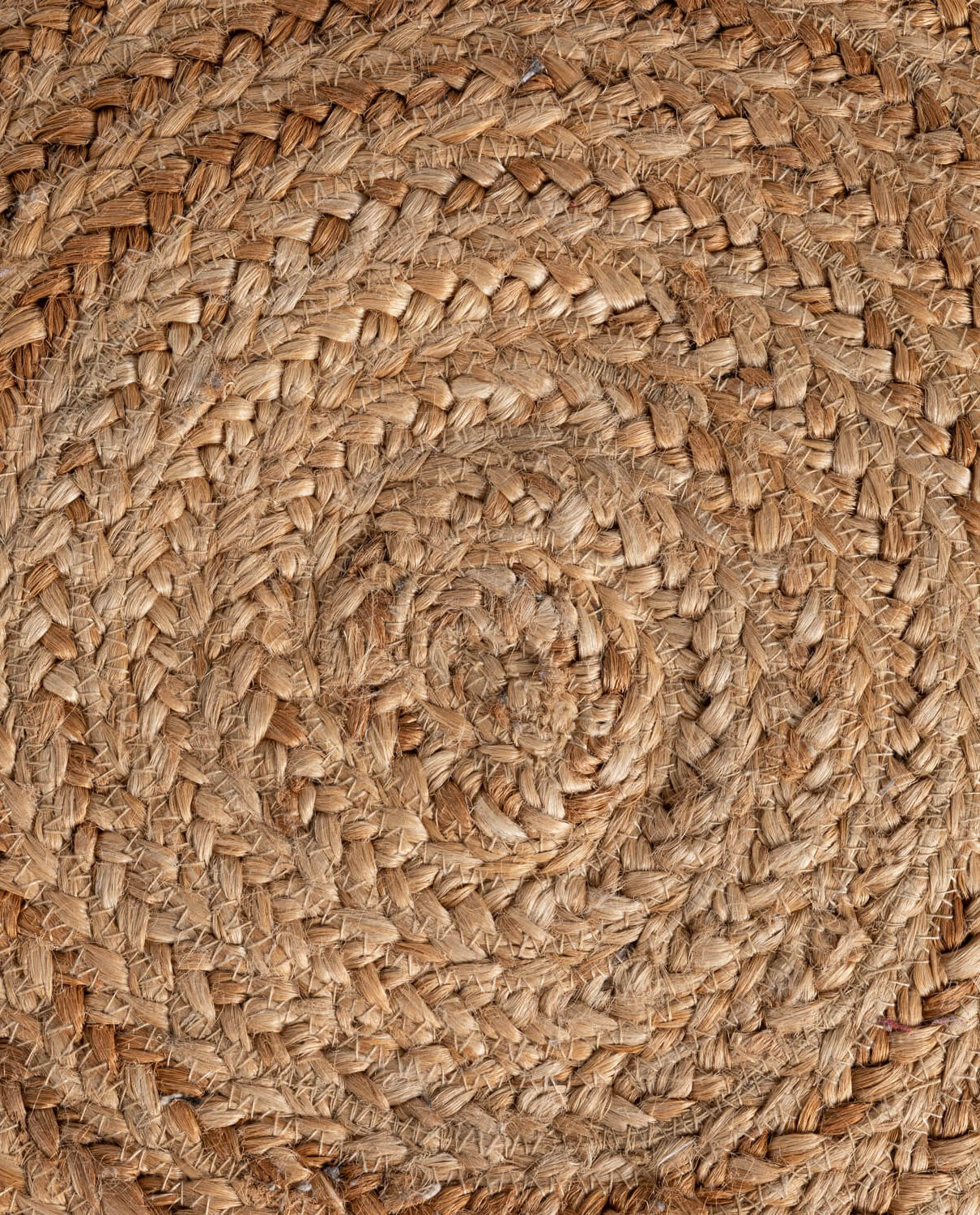 Pouf Artisanal Rond en Jute Iler , image de la gelerie 2