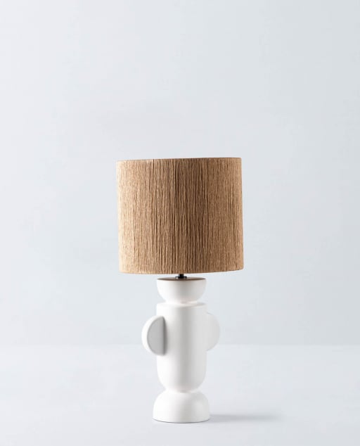 Lampe prestige sur socle de table antique - E21038 chez Daylight