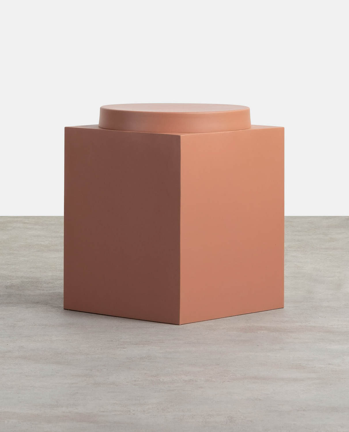Table d'Appoint Ronde en Métal (Ø35,5 cm) Zoru, image de la gelerie 1