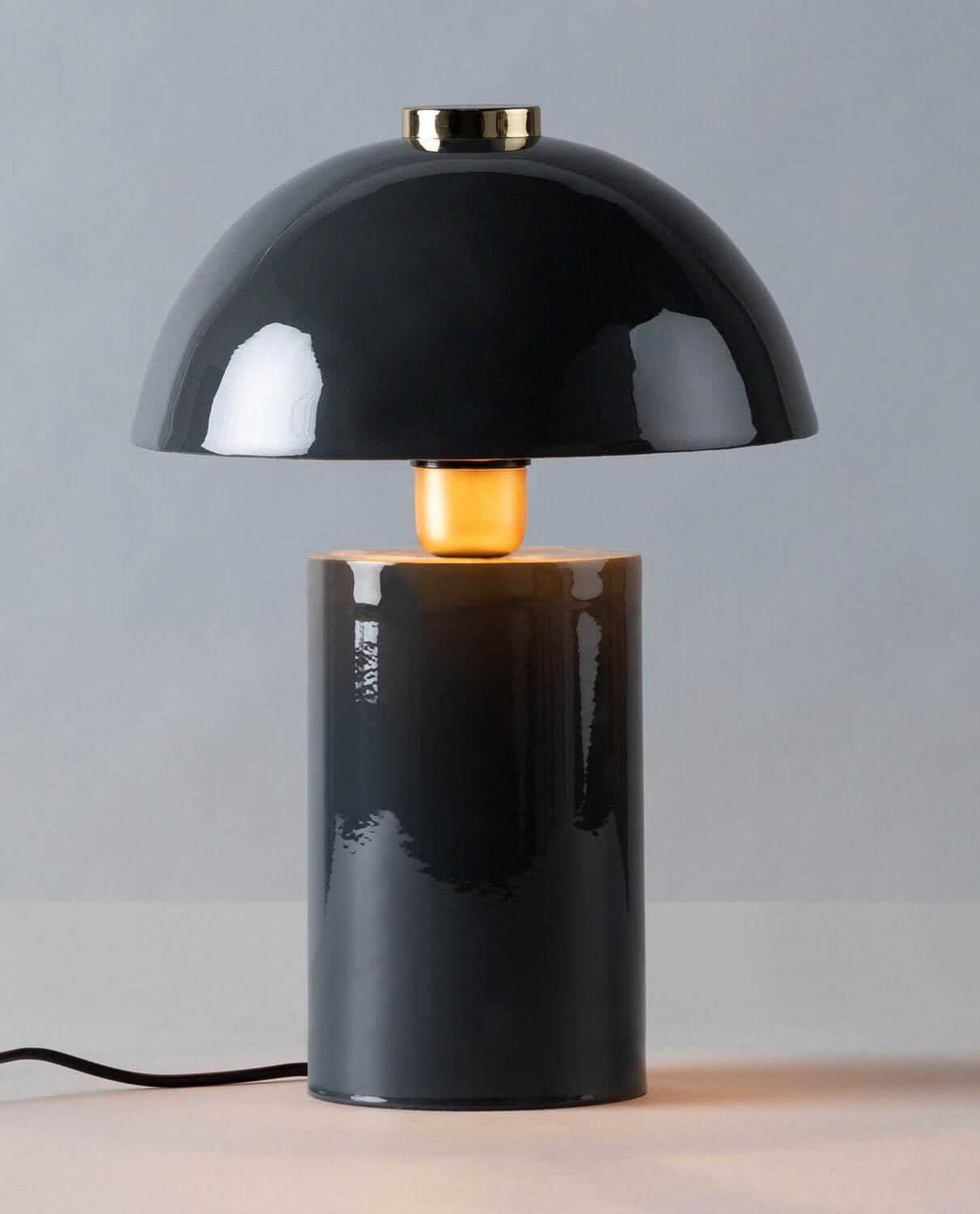 Lampe de Table en Fer (Ø26 cm) Seta 