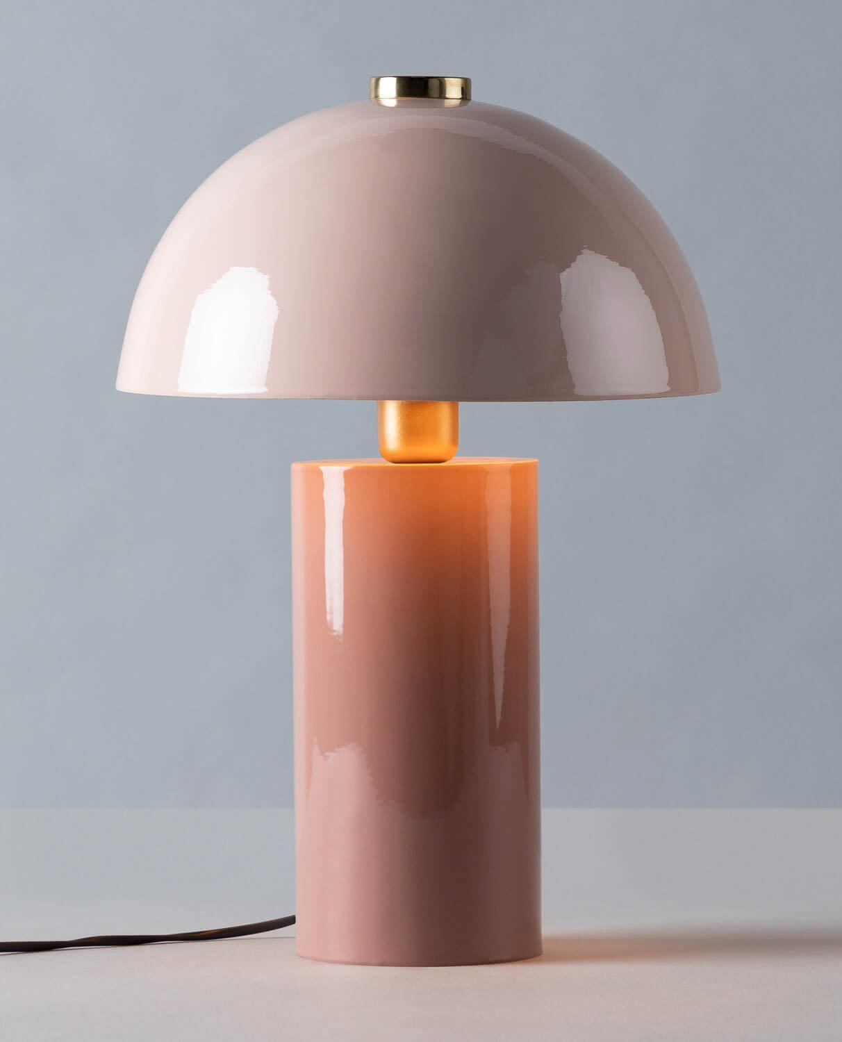 Lampe de Table en Fer (Ø26 cm) Seta 