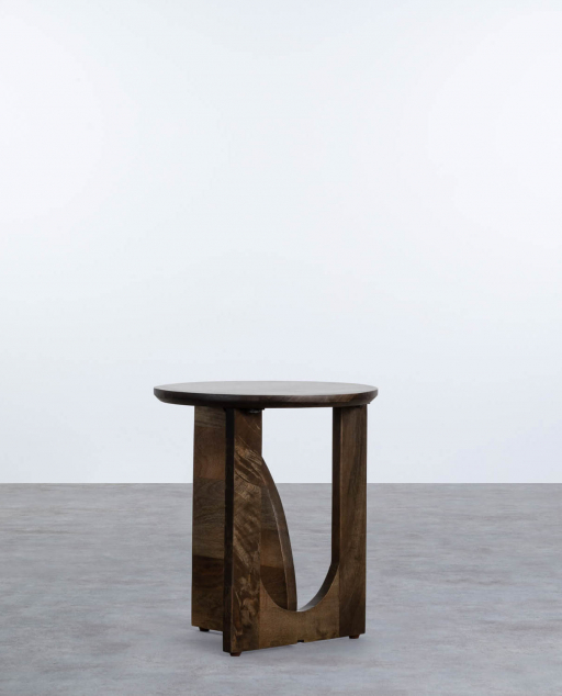 Table d'Appoint Ronde en Bois (Ø40,5 cm) Anouk
