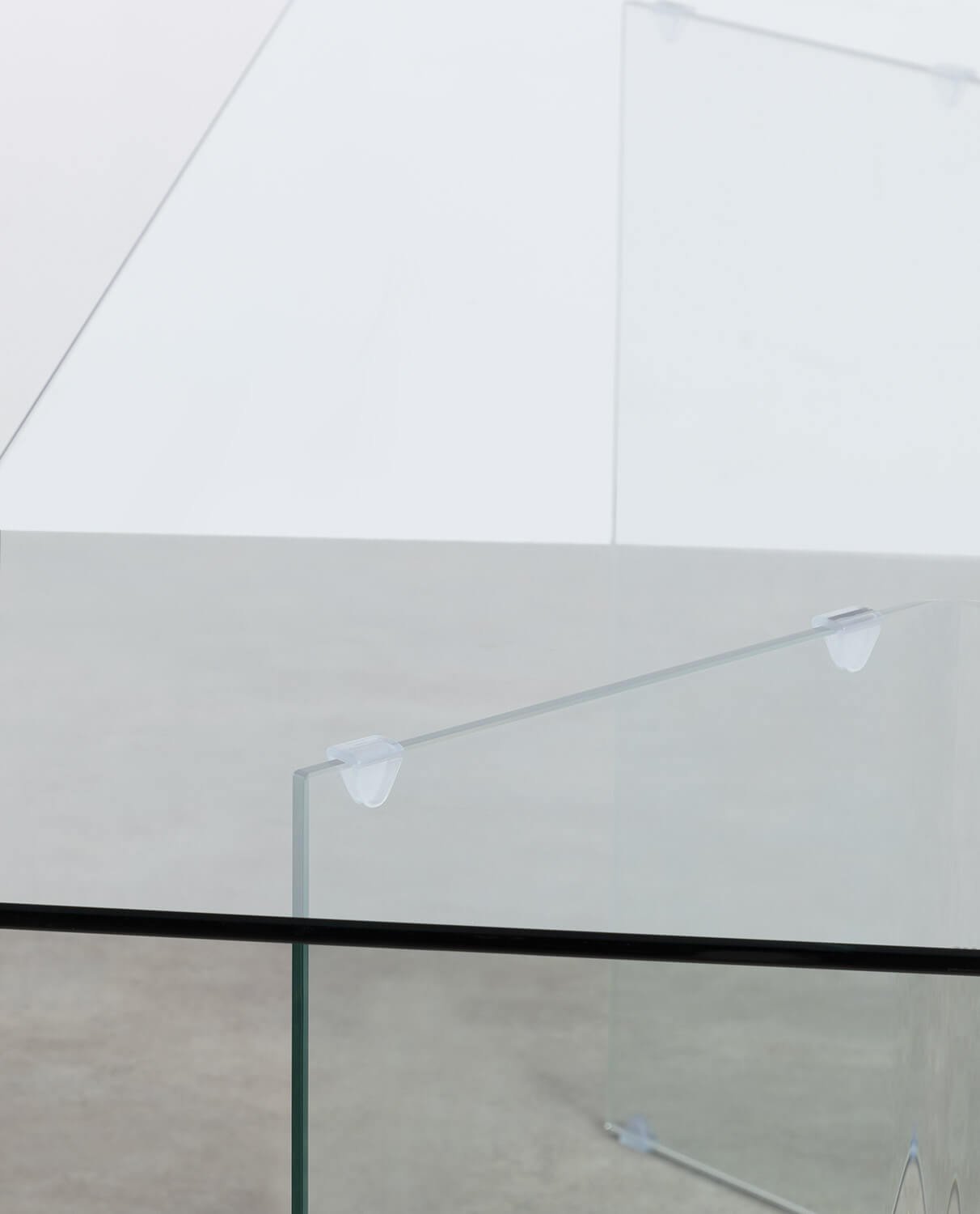 Table de Salle à Manger Rectangulaire en Verre Trempé (180x90 cm) Kamil, image de la gelerie 7
